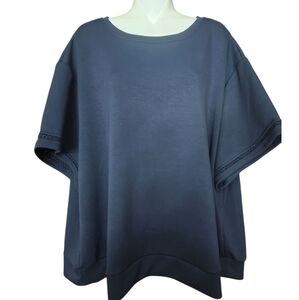 New Elie Tahari Navy Women's Top Blouse